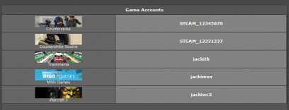 Gameaccounts v1